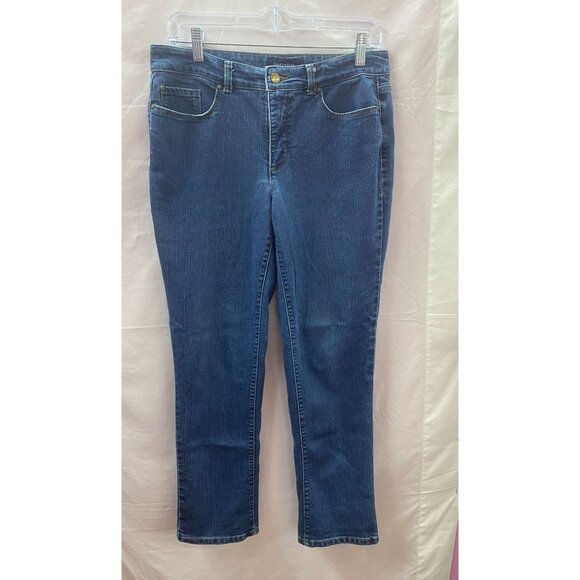 Charter Club Women's Size 4 Lexington Straight 5 Pocket Denim Jeans - Picture 1 of 5